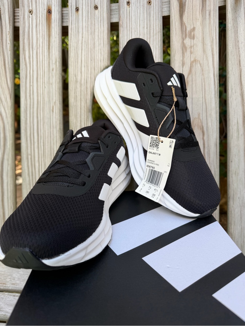 NEW! Adidas Running Shoes Galaxy Core Black sz 9